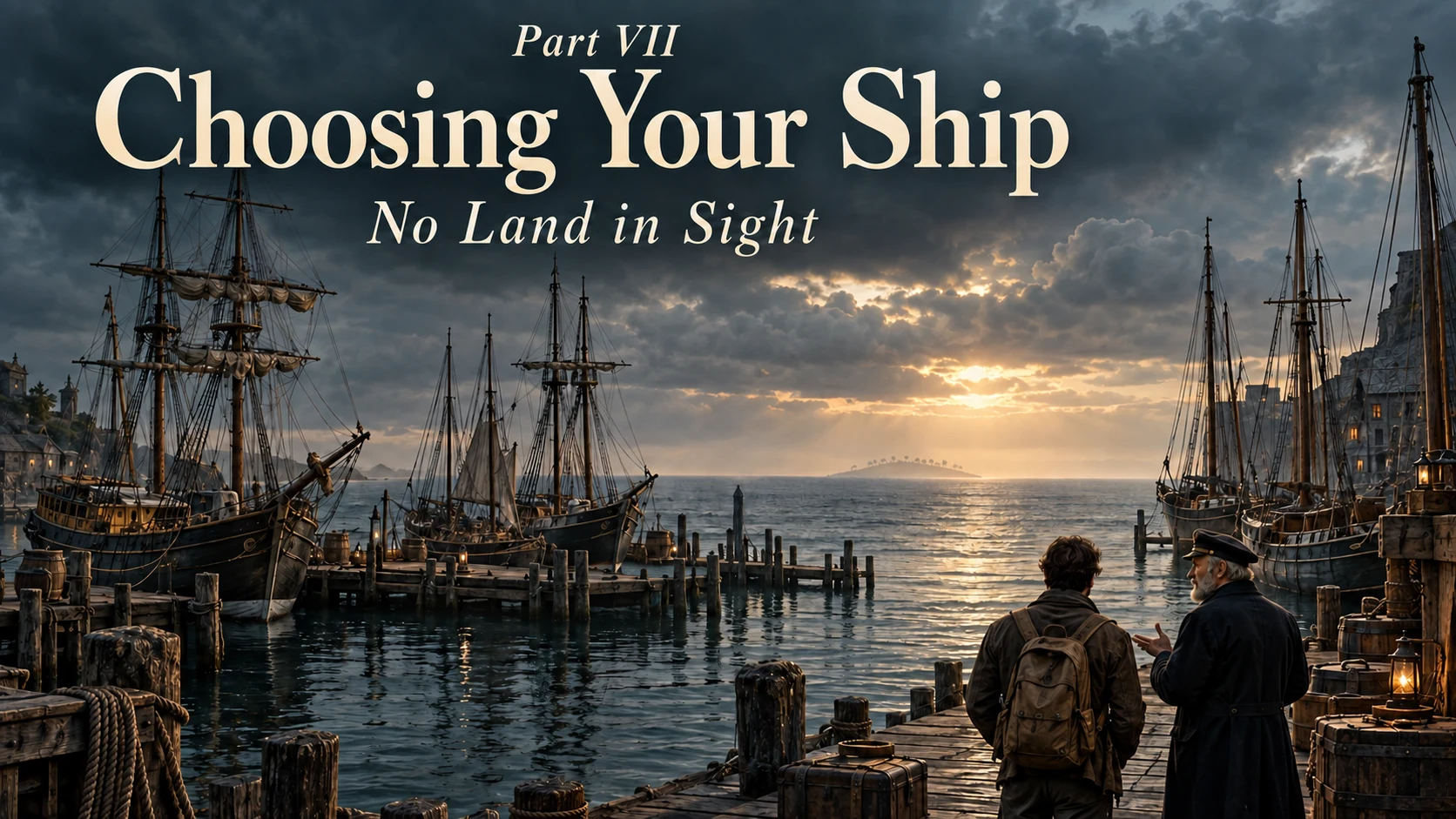 Choosing Your Ship; No Land in Sight Part VII