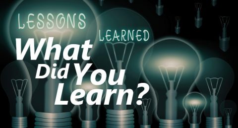 What Did You Learn? - Bryan Yager